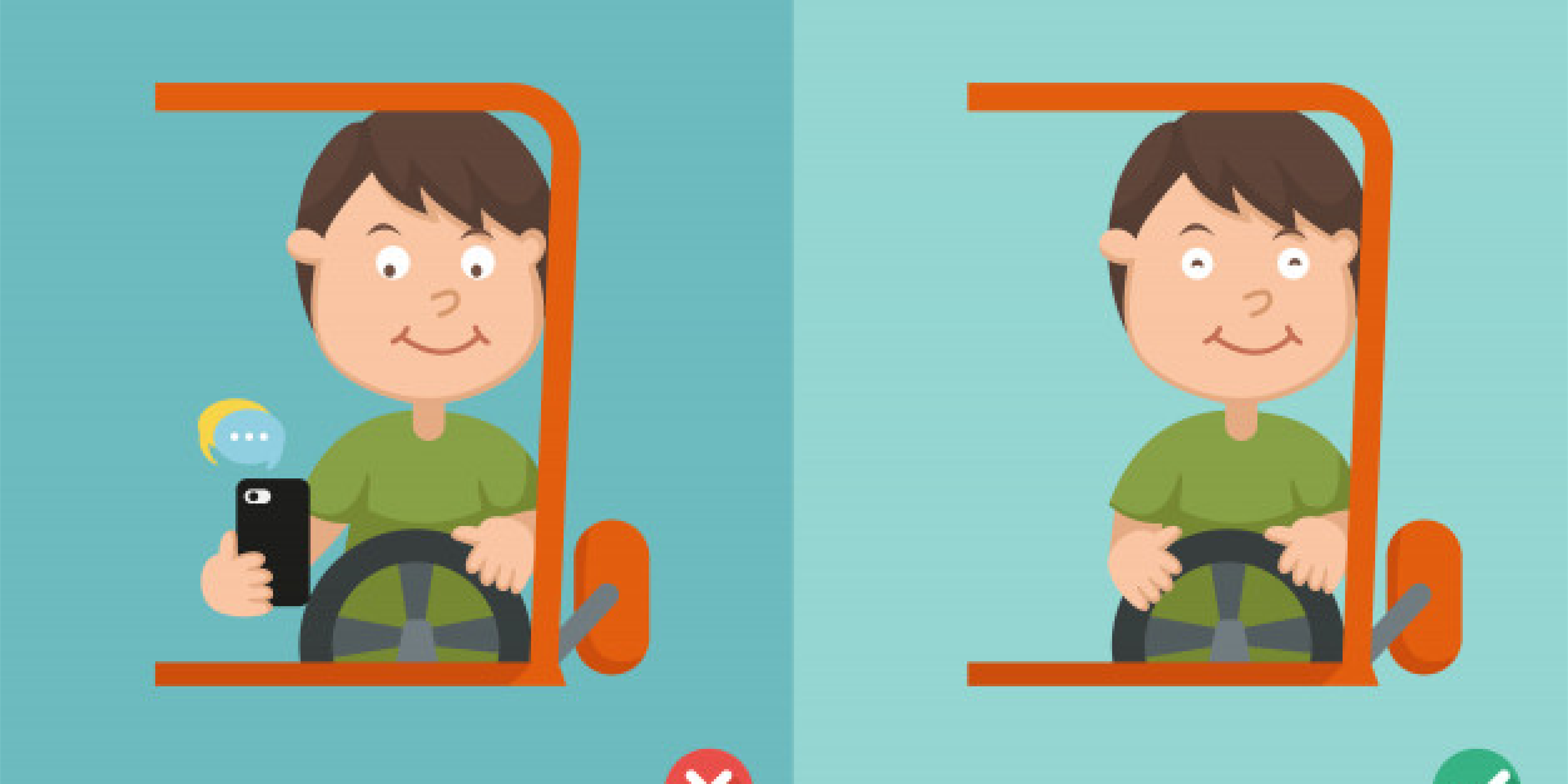 driving Bad Driver vs Good Driver